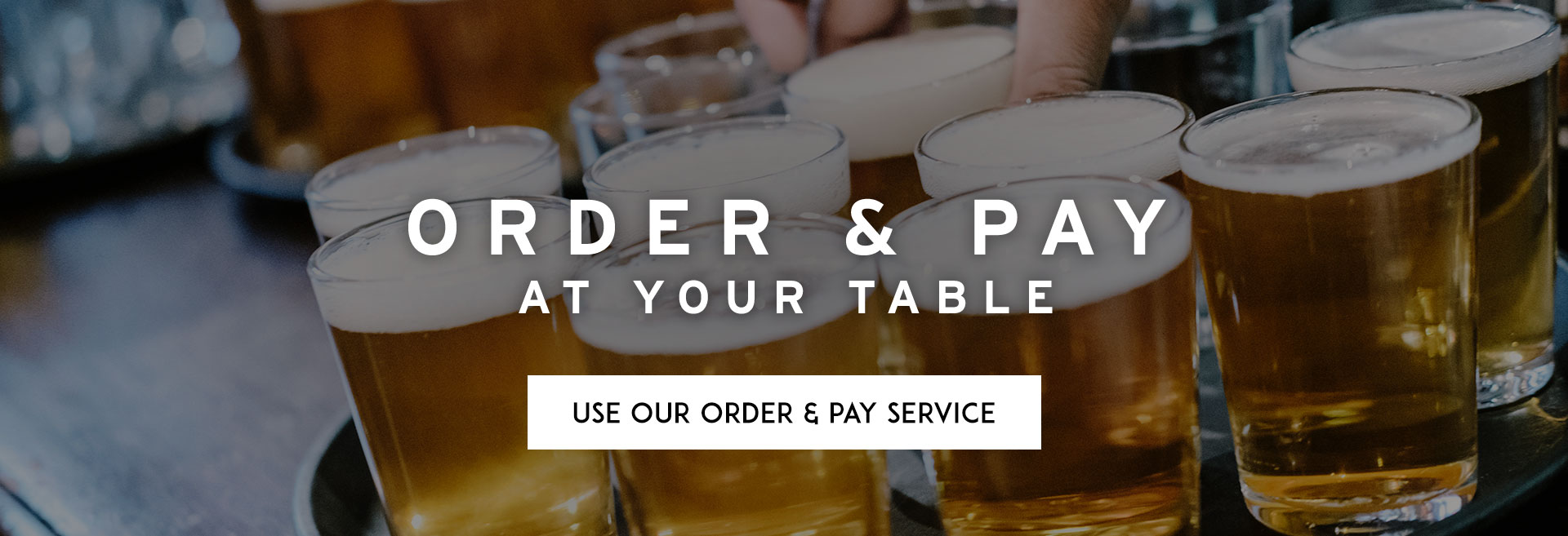 Order at table at The Crown & Two Chairmen hero