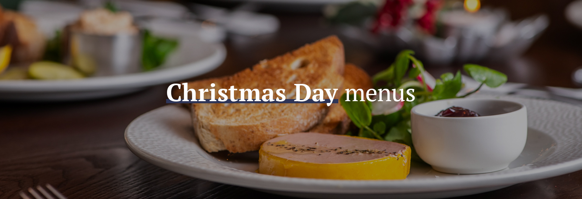 Christmas Day Menu at The Crown & Two Chairmen
