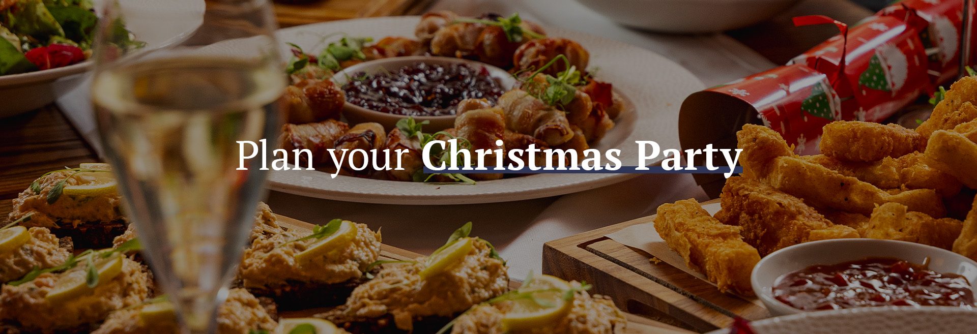 Christmas party at The Crown & Two Chairmen
