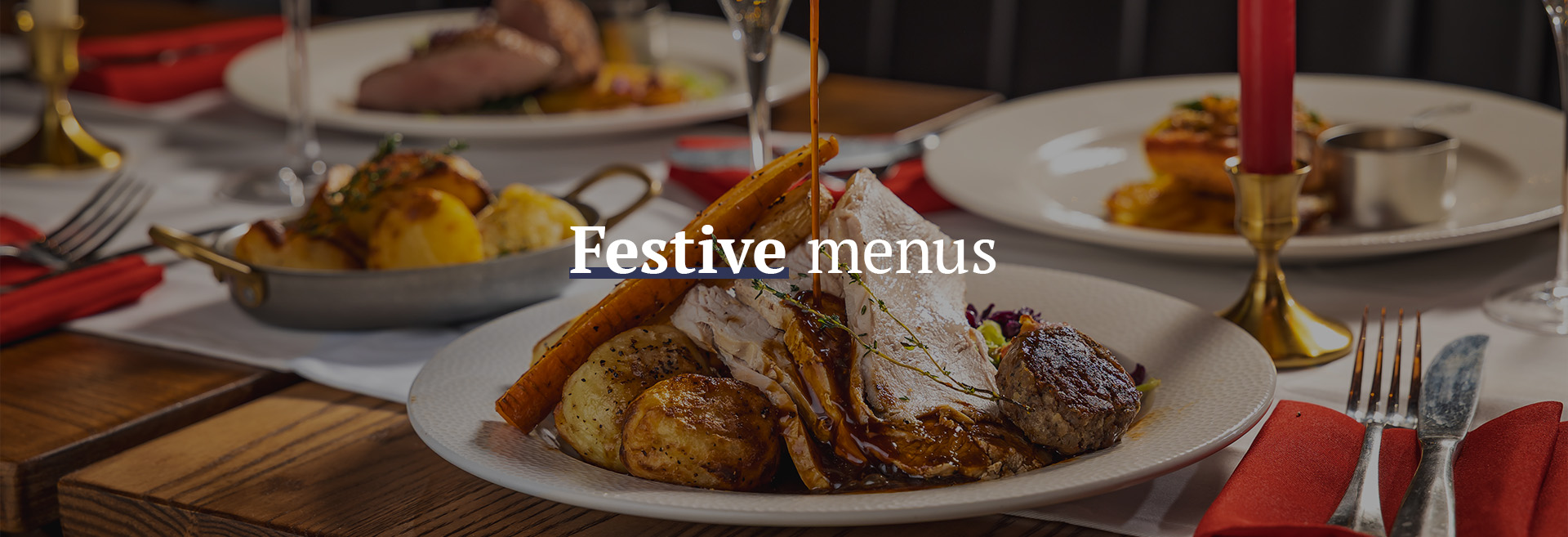 Christmas menu at The Crown & Two Chairmen