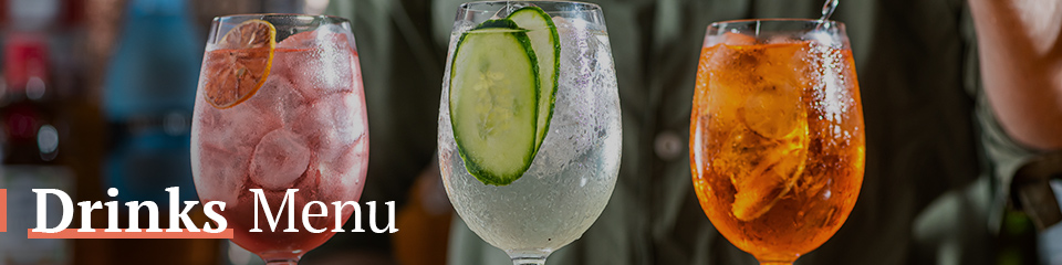 Drinks Menu at The Crown & Two Chairmen